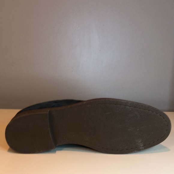 Marc Joseph New York Gold Leather Upper and Lining Blue Suede - Picture 11 of 16